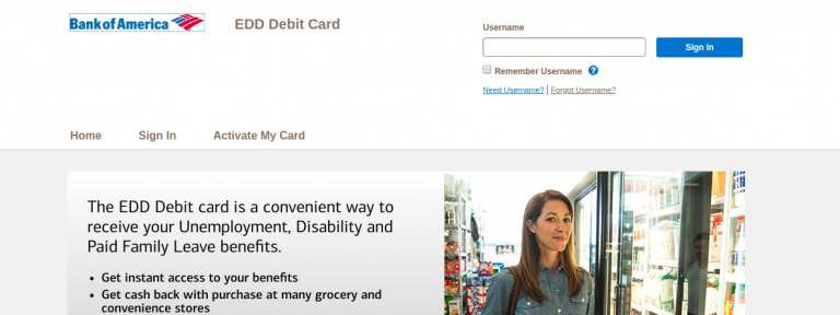 EDD Debit Card Logo