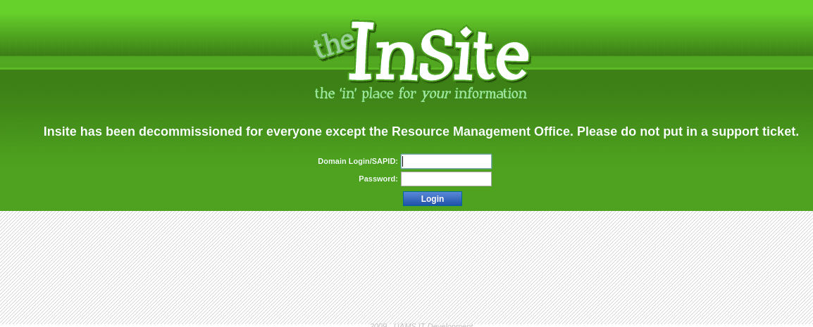 Insite uams edu Login Guide For UAMS Insite